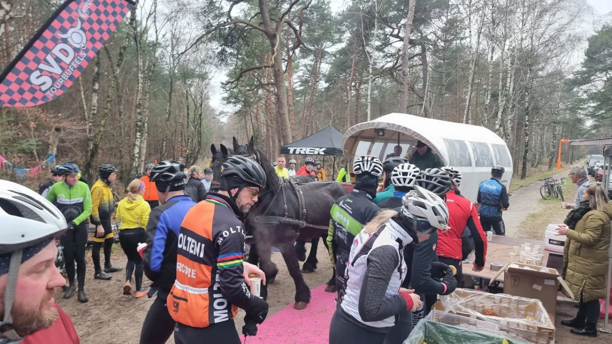 Toffe wintertocht, powered by SVDO Tourbuffels